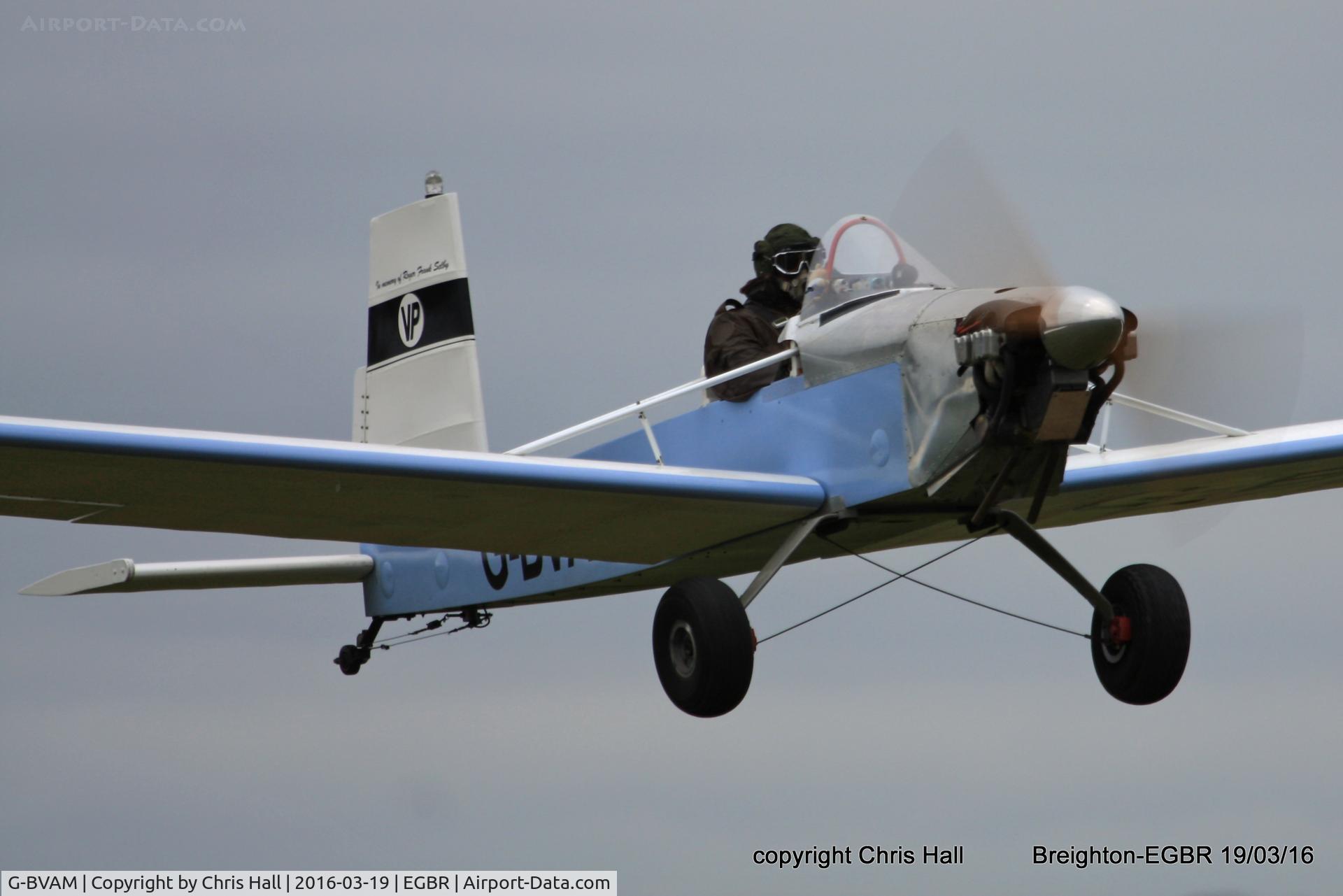 G-BVAM, 1993 Evans VP-1 Volksplane C/N PFA 062-12132, at Breighton airfield