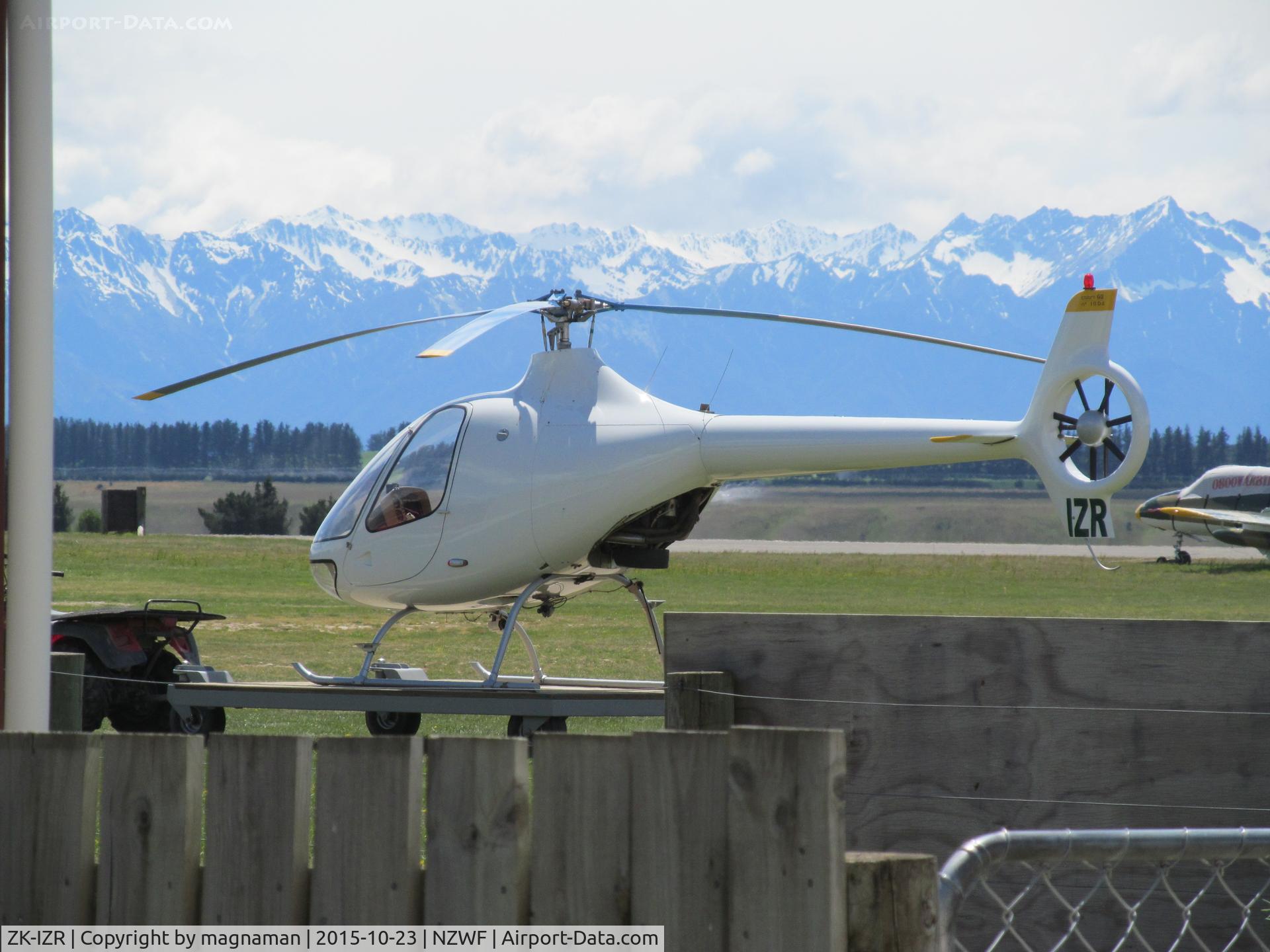 ZK-IZR, Guimbal Cabri G2 C/N 1004, new to NZ