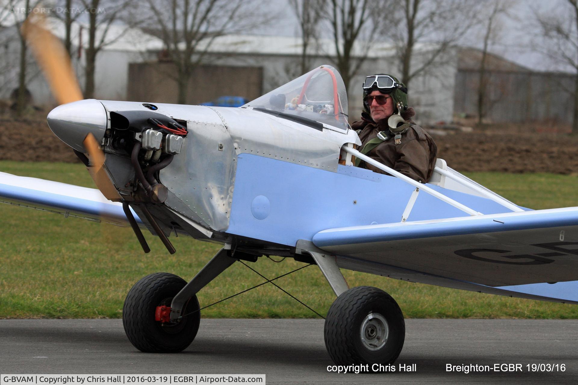 G-BVAM, 1993 Evans VP-1 Volksplane C/N PFA 062-12132, at Breighton airfield