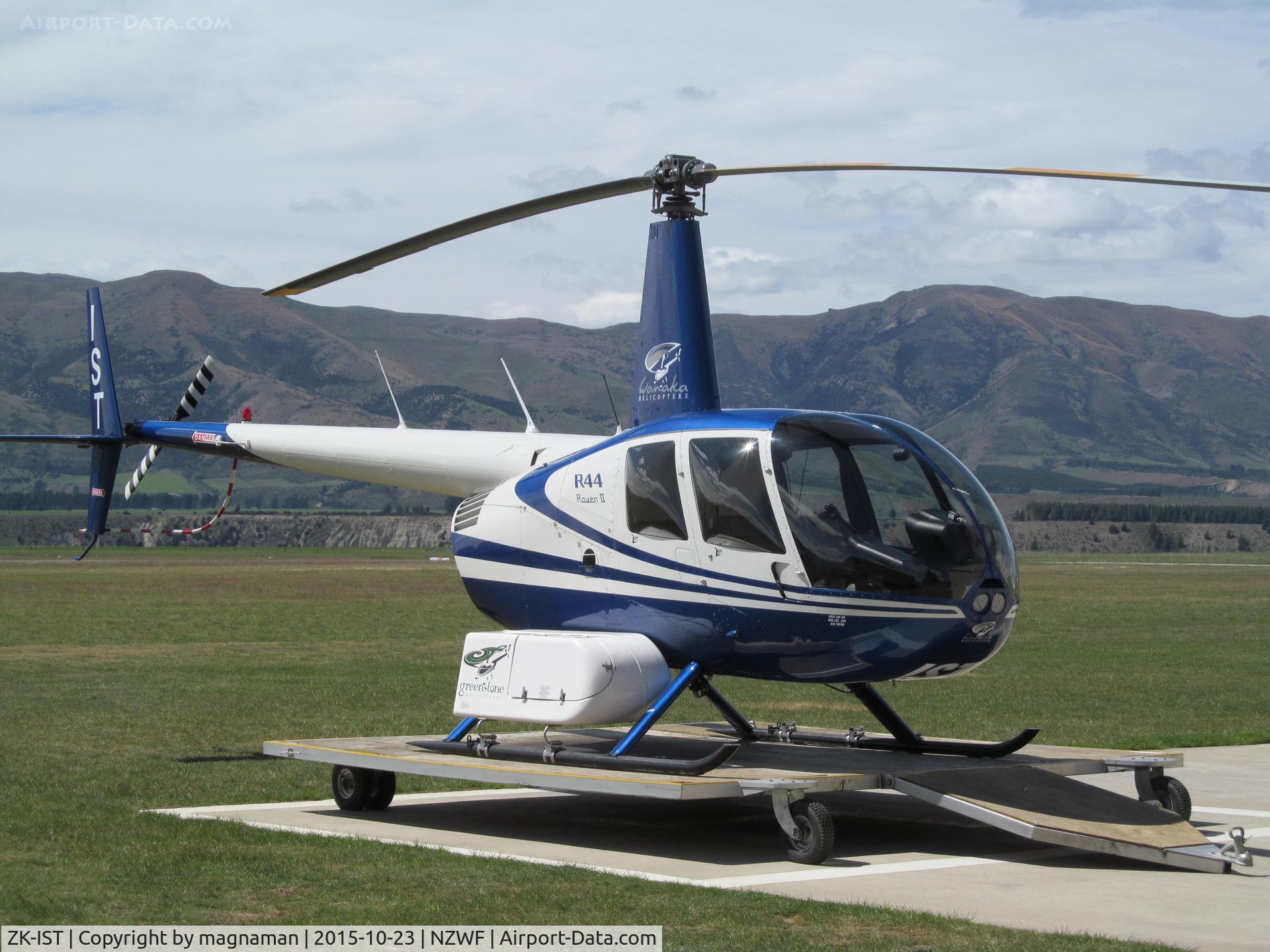 ZK-IST, Robinson R44  Raven II C/N 11683, at base of wanaka