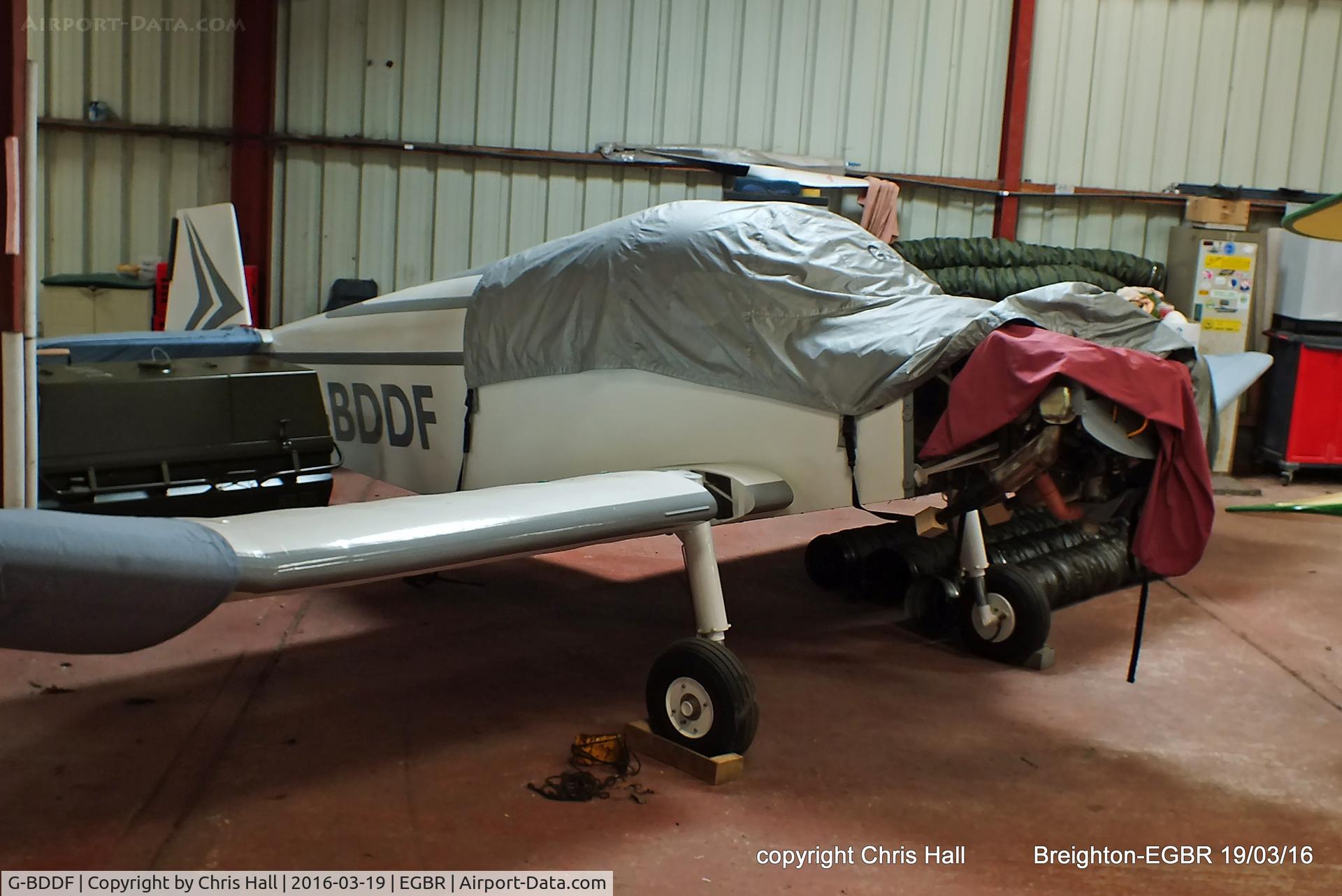 G-BDDF, 1957 Wassmer (Jodel) D-120 Paris-Nice C/N 97, at Breighton airfield