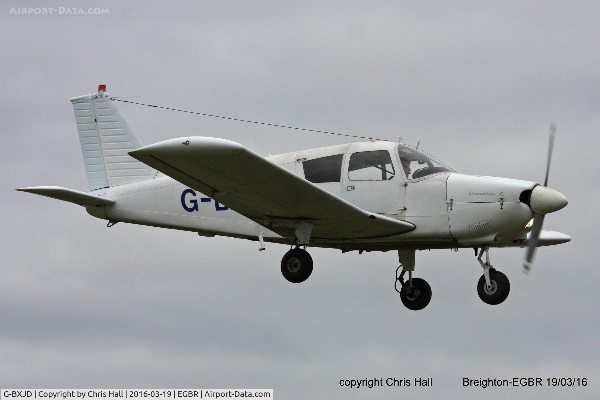 G-BXJD, 1967 Piper PA-28-180 Cherokee C/N 28-4215, at Breighton airfield