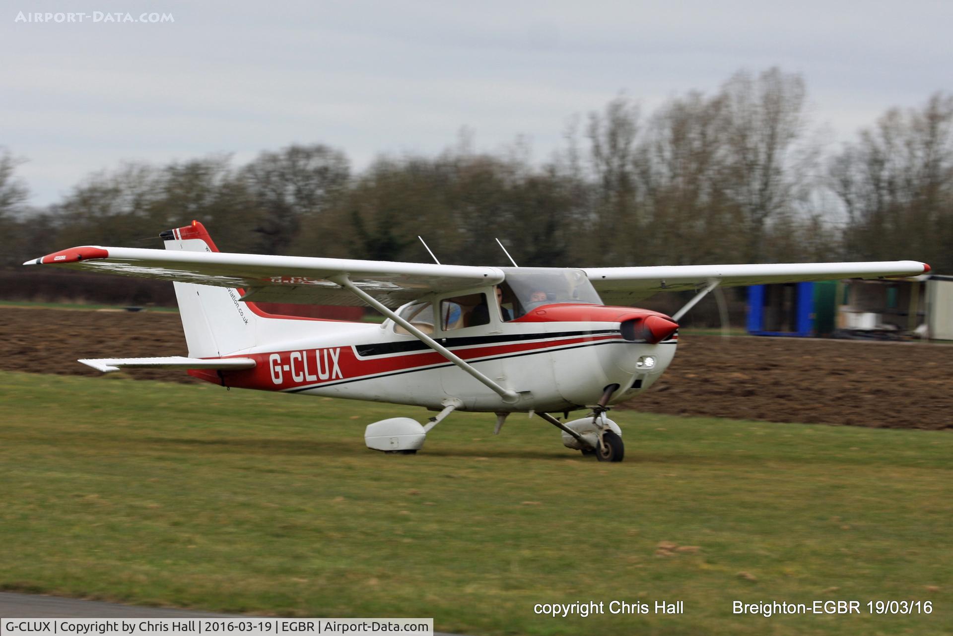 G-CLUX, 1980 Reims F172N Skyhawk C/N 1996, at Breighton airfield