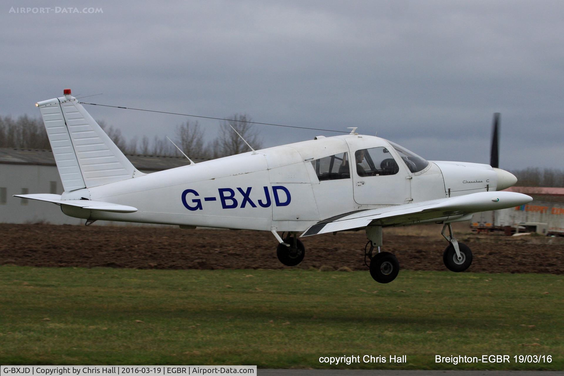 G-BXJD, 1967 Piper PA-28-180 Cherokee C/N 28-4215, at Breighton airfield
