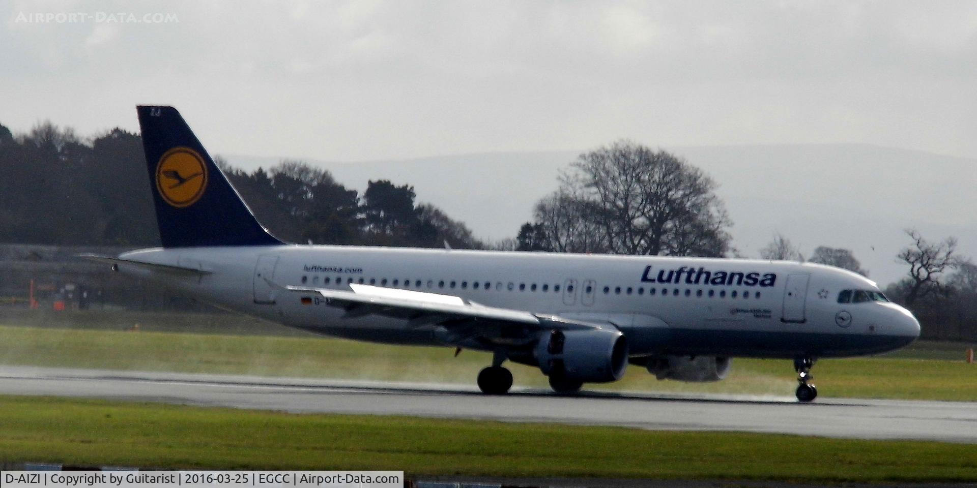 D-AIZI, 2010 Airbus A320-214 C/N 4398, At Manchester