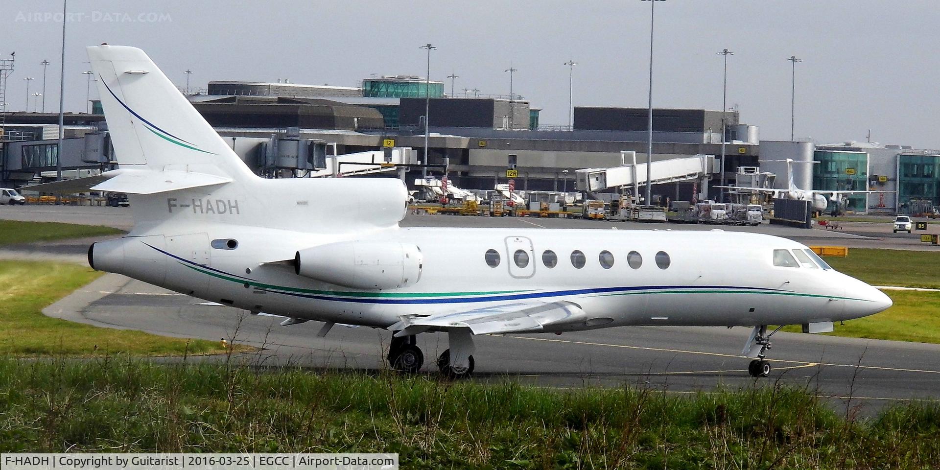 F-HADH, 1979 Dassault Falcon 50 C/N 011, At Manchester