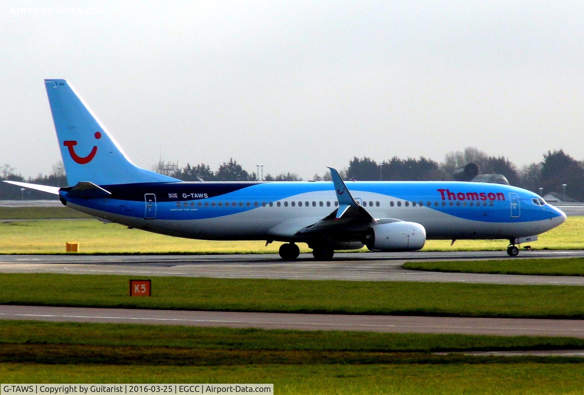 G-TAWS, 2014 Boeing 737-8K5 C/N 37241, At Manchester