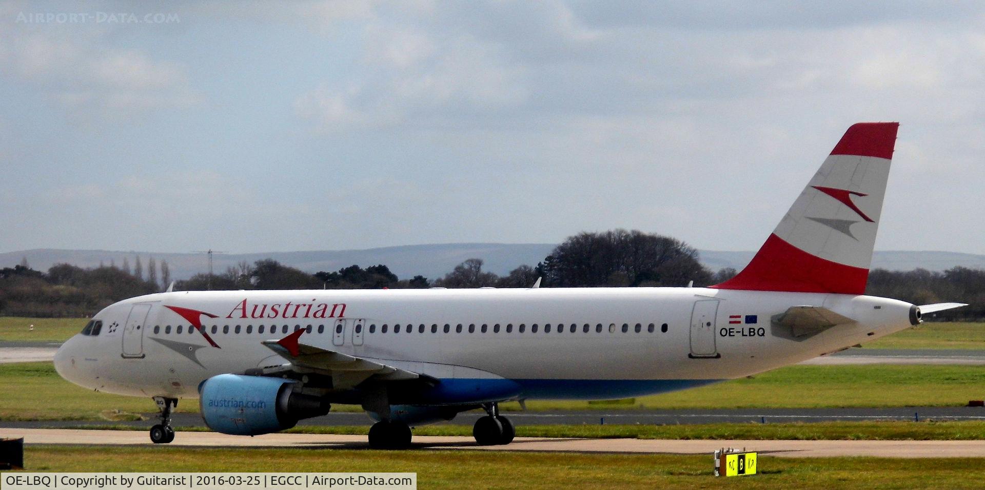 OE-LBQ, 1999 Airbus A320-214 C/N 1137, At Manchester