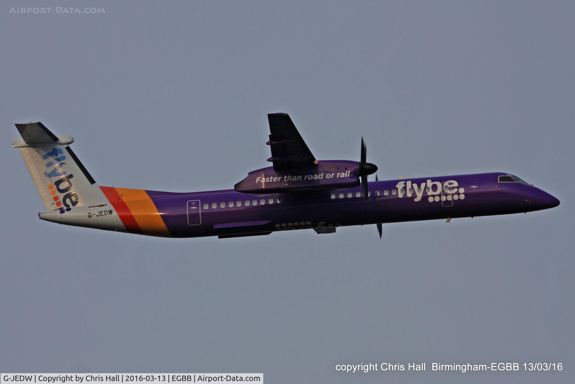 G-JEDW, 2004 De Havilland Canada DHC-8-402Q Dash 8 C/N 4093, flybe