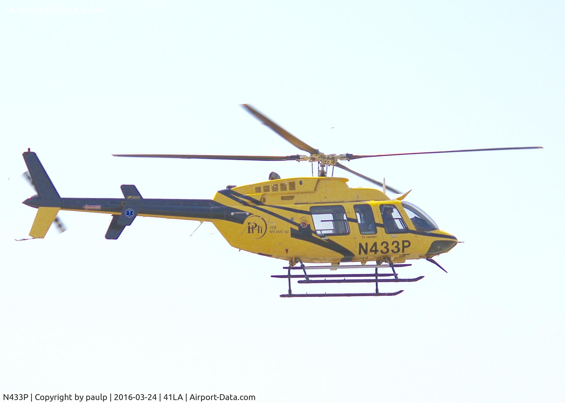 N433P, Bell 407 C/N 53861, At Metro Aviation.