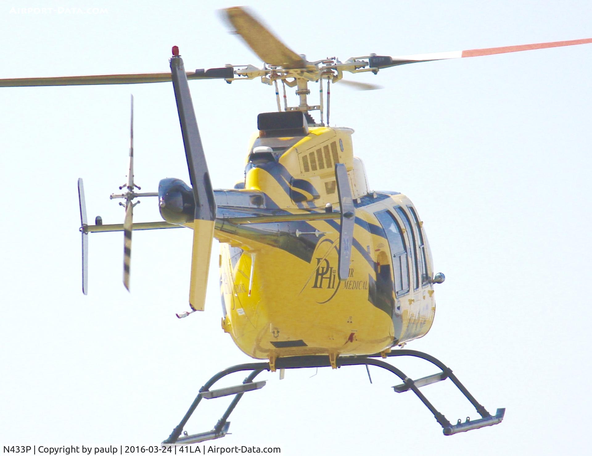 N433P, Bell 407 C/N 53861, At Metro Aviation.