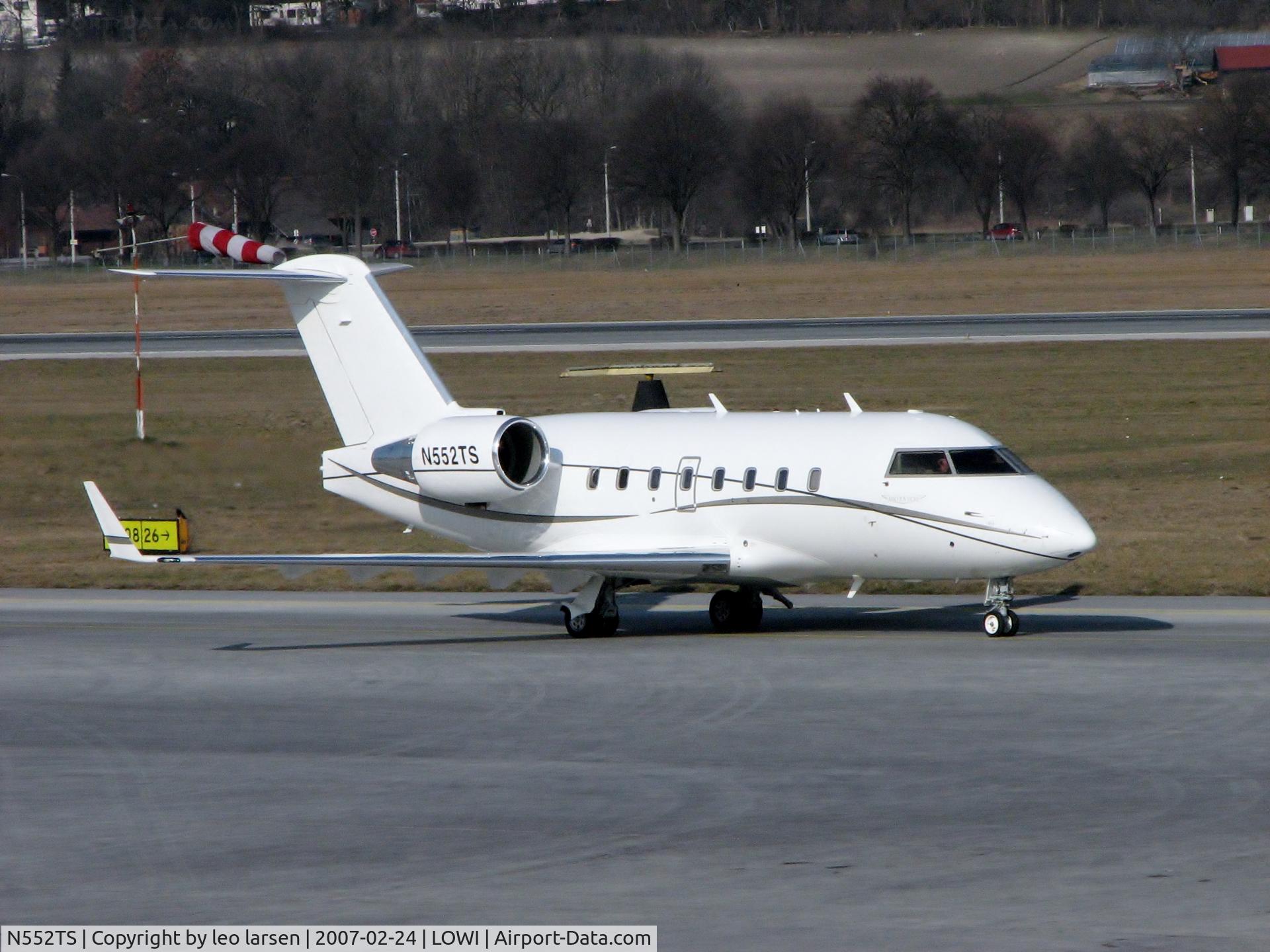 N552TS, 2002 Bombardier Challenger 604 (CL-600-2B16) C/N 5552, Innsbruck 24.2.07