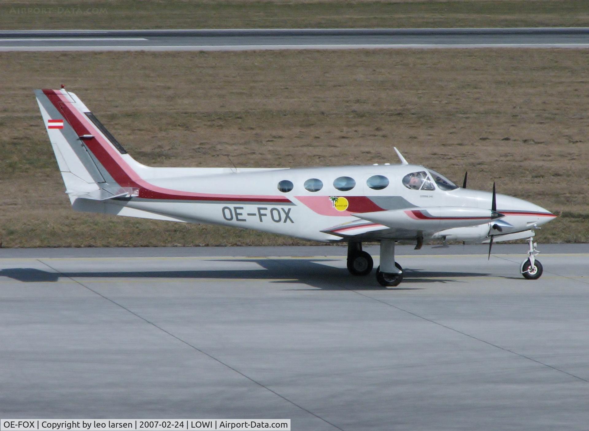 OE-FOX, Cessna 340A C/N 340A0963, Innsbruck 24.2.07