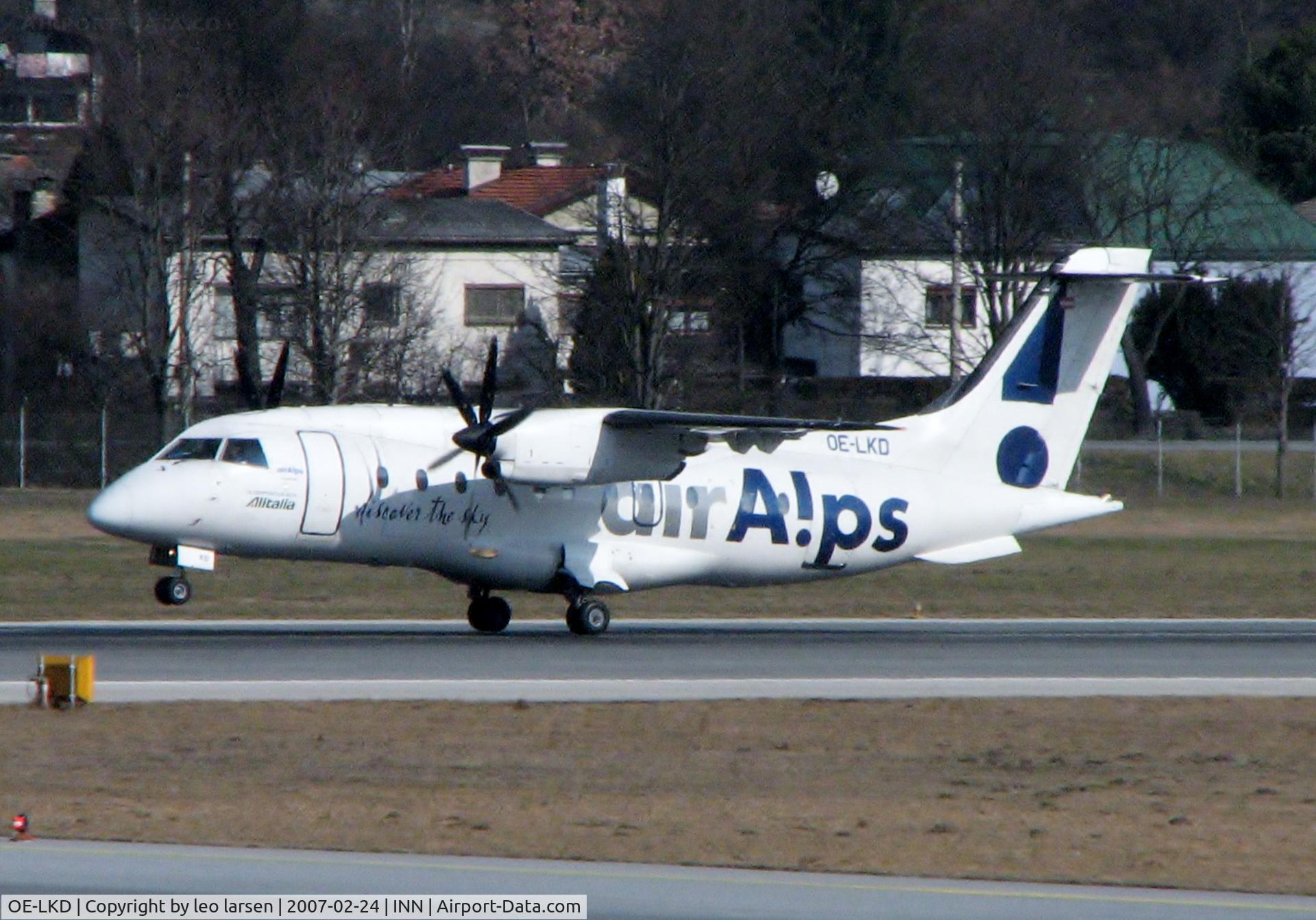 OE-LKD, 1996 Dornier 328-100 C/N 3072, Innsbruck 24.2.07