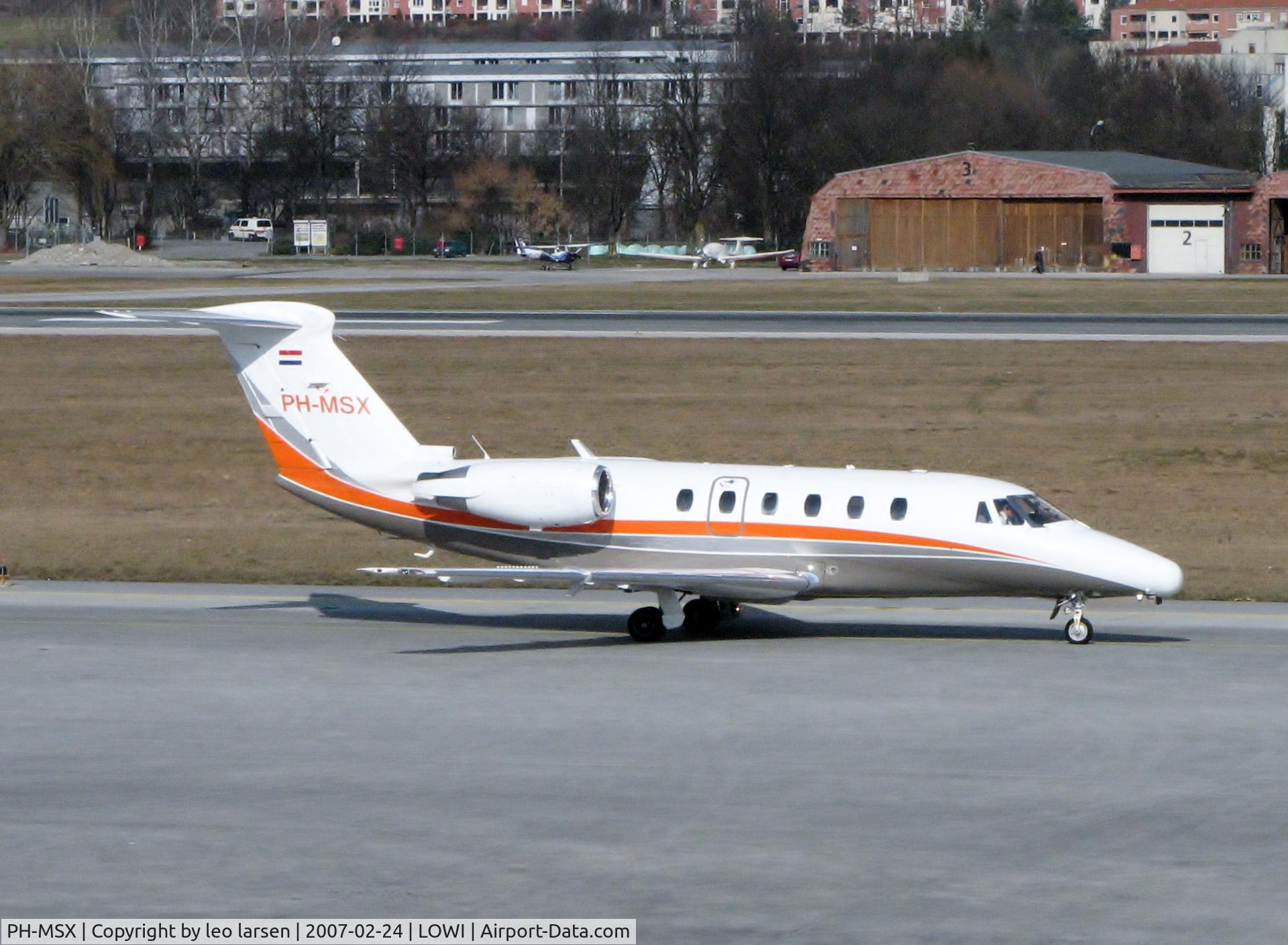PH-MSX, 1987 Cessna 650 Citation III C/N 650-0134, Innsbruck 24.2.07