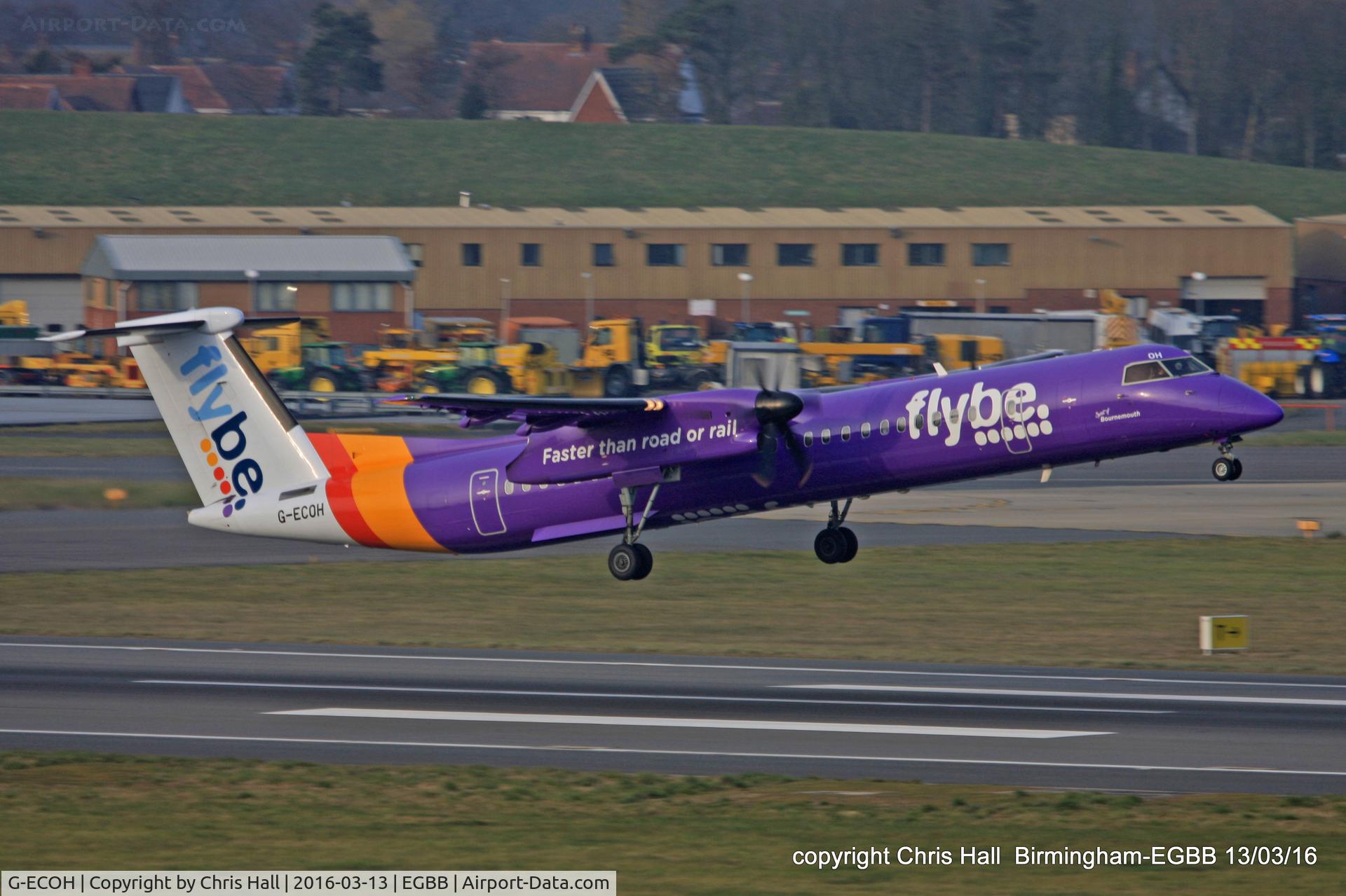 G-ECOH, 2008 De Havilland Canada DHC-8-402Q Dash 8 C/N 4221, flybe