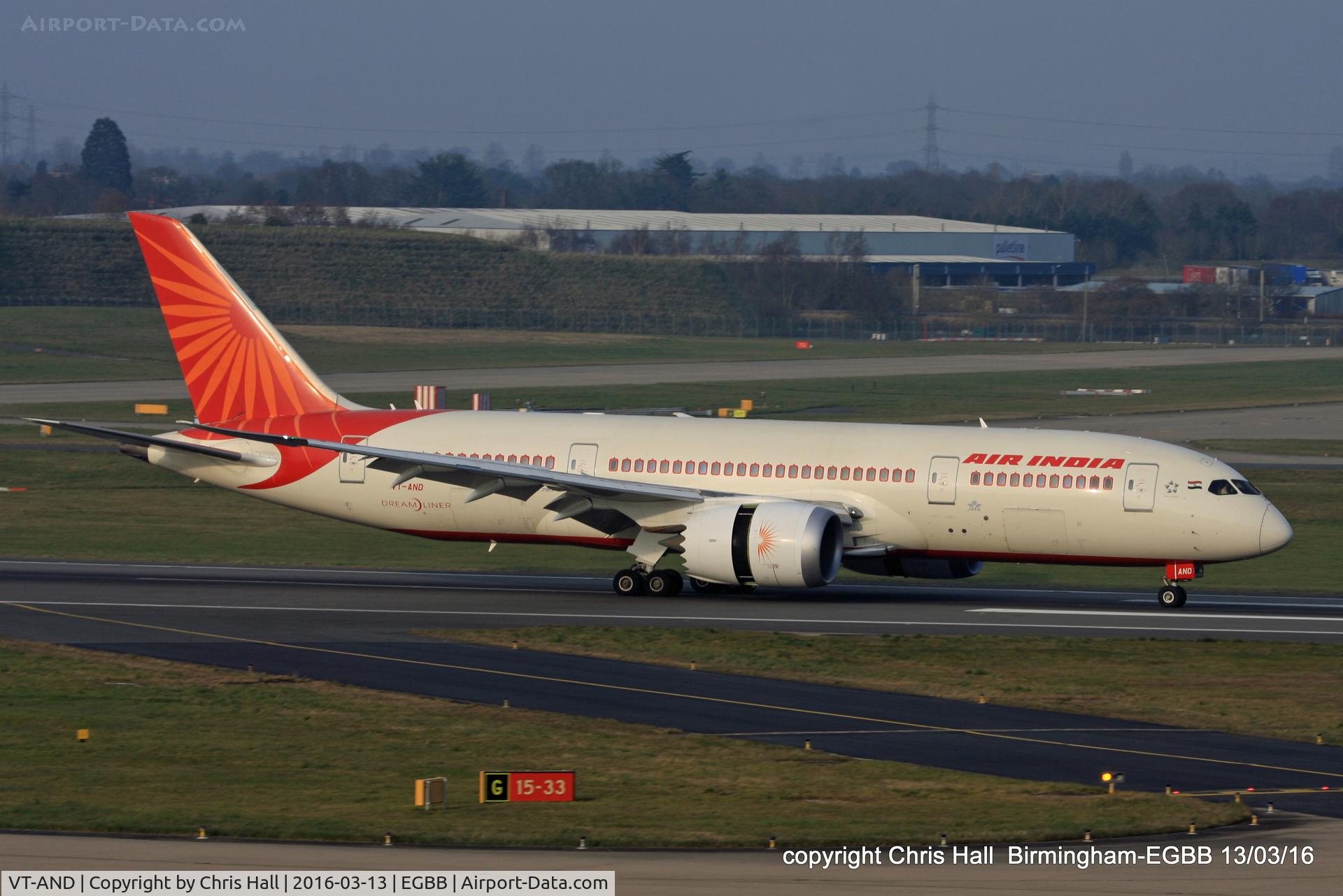 VT-AND, 2011 Boeing 787-8 Dreamliner C/N 36278, Air India