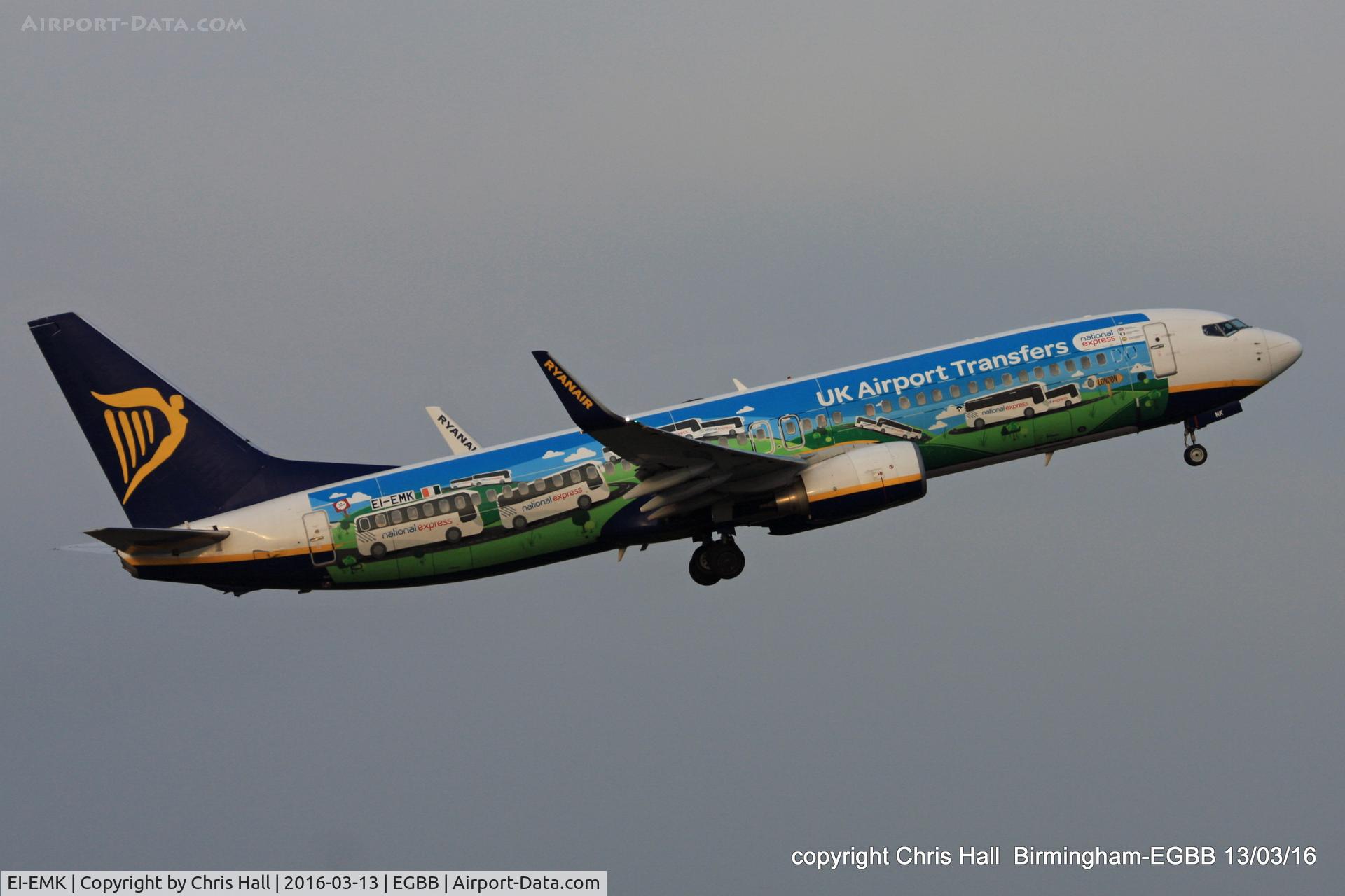 EI-EMK, 2010 Boeing 737-8AS C/N 38512, Ryanair