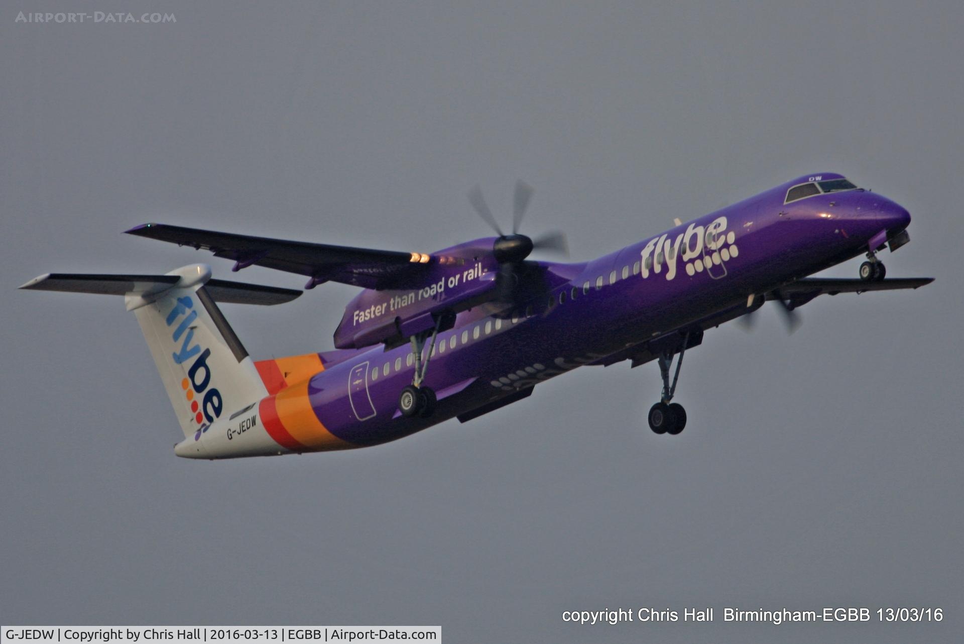 G-JEDW, 2004 De Havilland Canada DHC-8-402Q Dash 8 C/N 4093, flybe