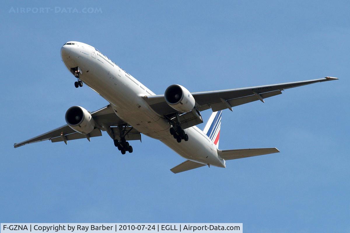 F-GZNA, 2007 Boeing 777-328/ER C/N 35297, Boeing  777-328ER [35297] (Air France) Home~G 24/07/2010. On approach 27R.