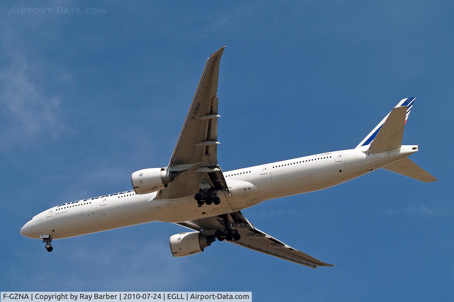 F-GZNA, 2007 Boeing 777-328/ER C/N 35297, Boeing  777-328ER [35297] (Air France) Home~G 24/07/2010. On approach 27R.