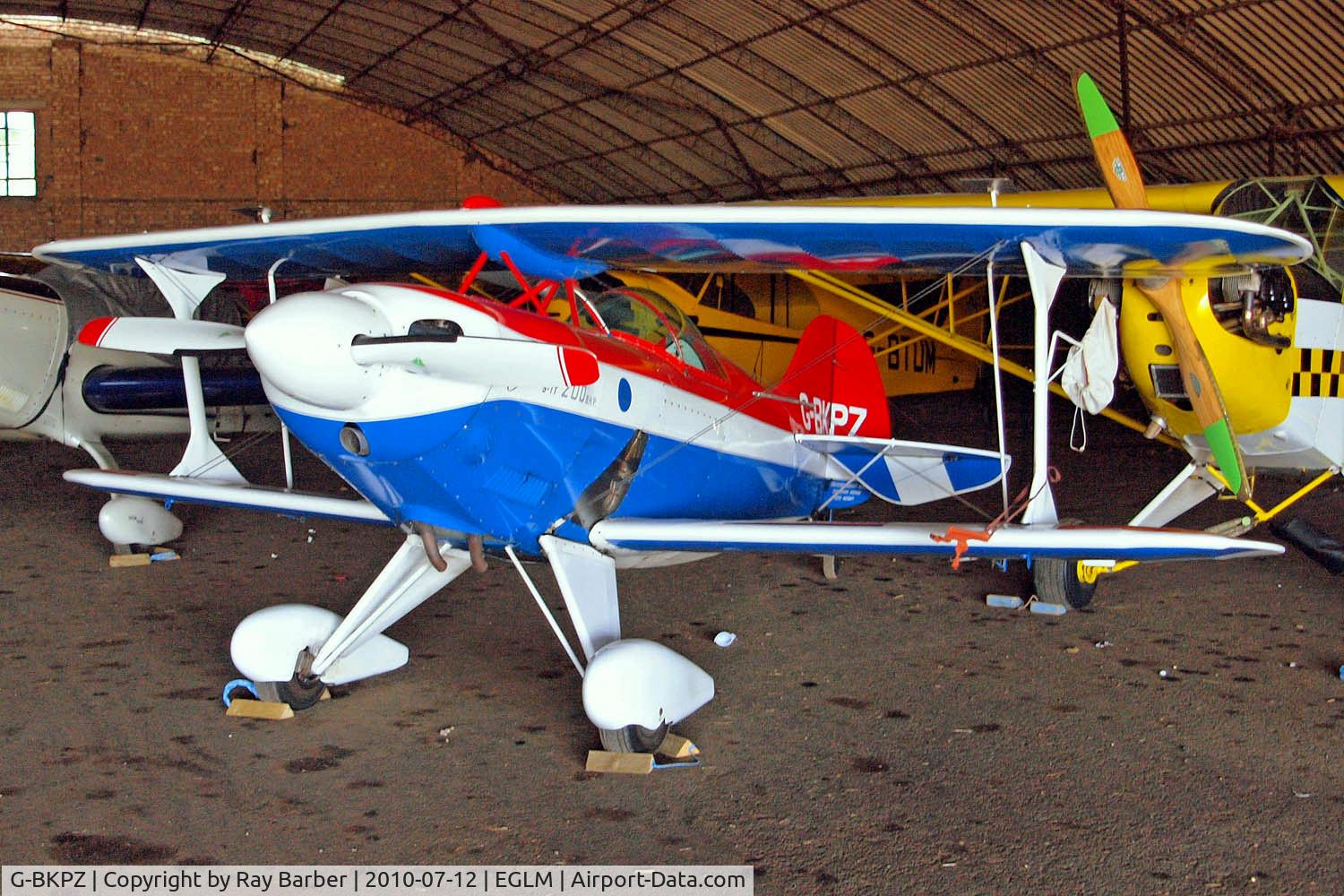 G-BKPZ, 1984 Pitts S-1T Special C/N PFA 009-10852, Pitts S-1T Special (PFA 009-10852) White Waltham~G 12/07/2010