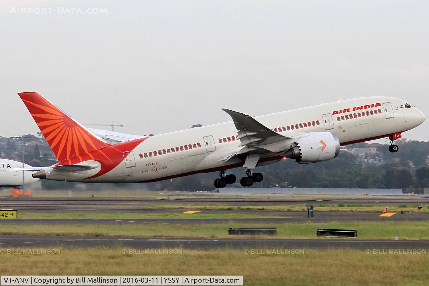 VT-ANV, 2015 Boeing 787-8 Dreamliner Dreamliner C/N 36293, back to DEL