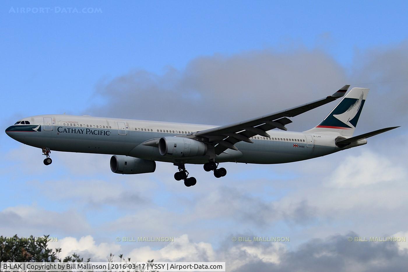 B-LAK, 2010 Airbus A330-343X C/N 1196, finals to 16R