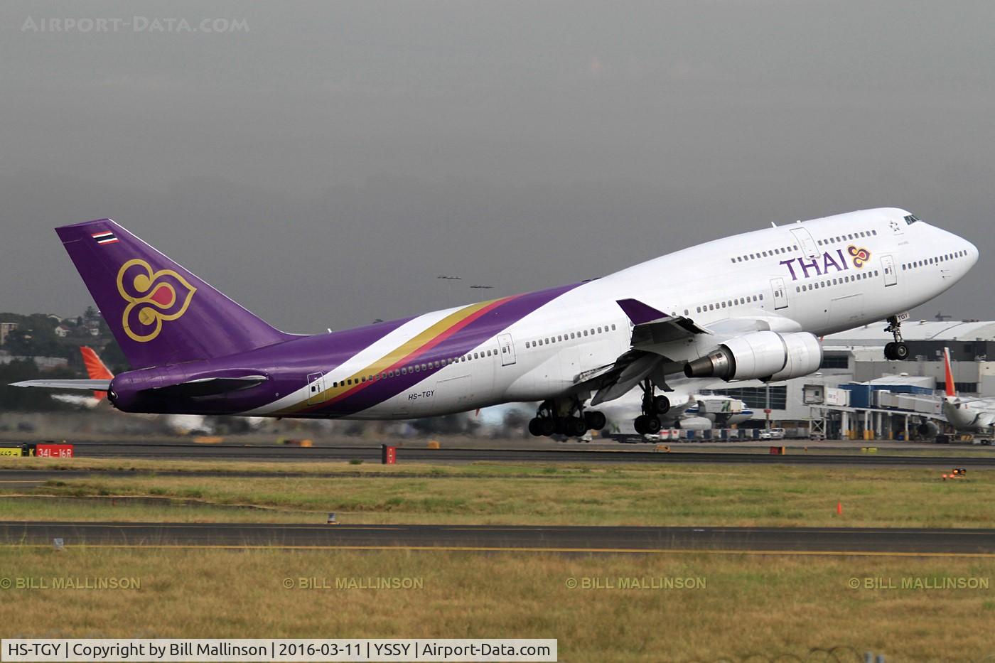 HS-TGY, 1998 Boeing 747-4D7 C/N 28705, home to BKK