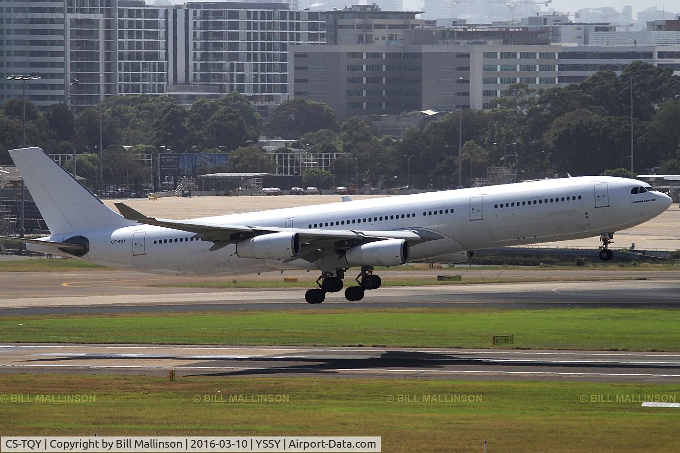 CS-TQY, 1997 Airbus A340-313X C/N 190, about to kiss 16R