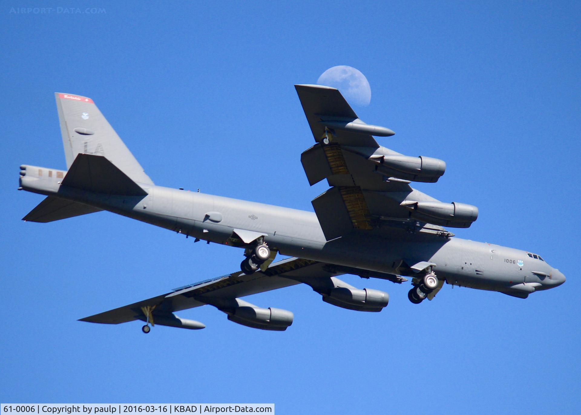 61-0006, 1961 Boeing B-52H Stratofortress C/N 464433, At Barksdale Air Force Base.