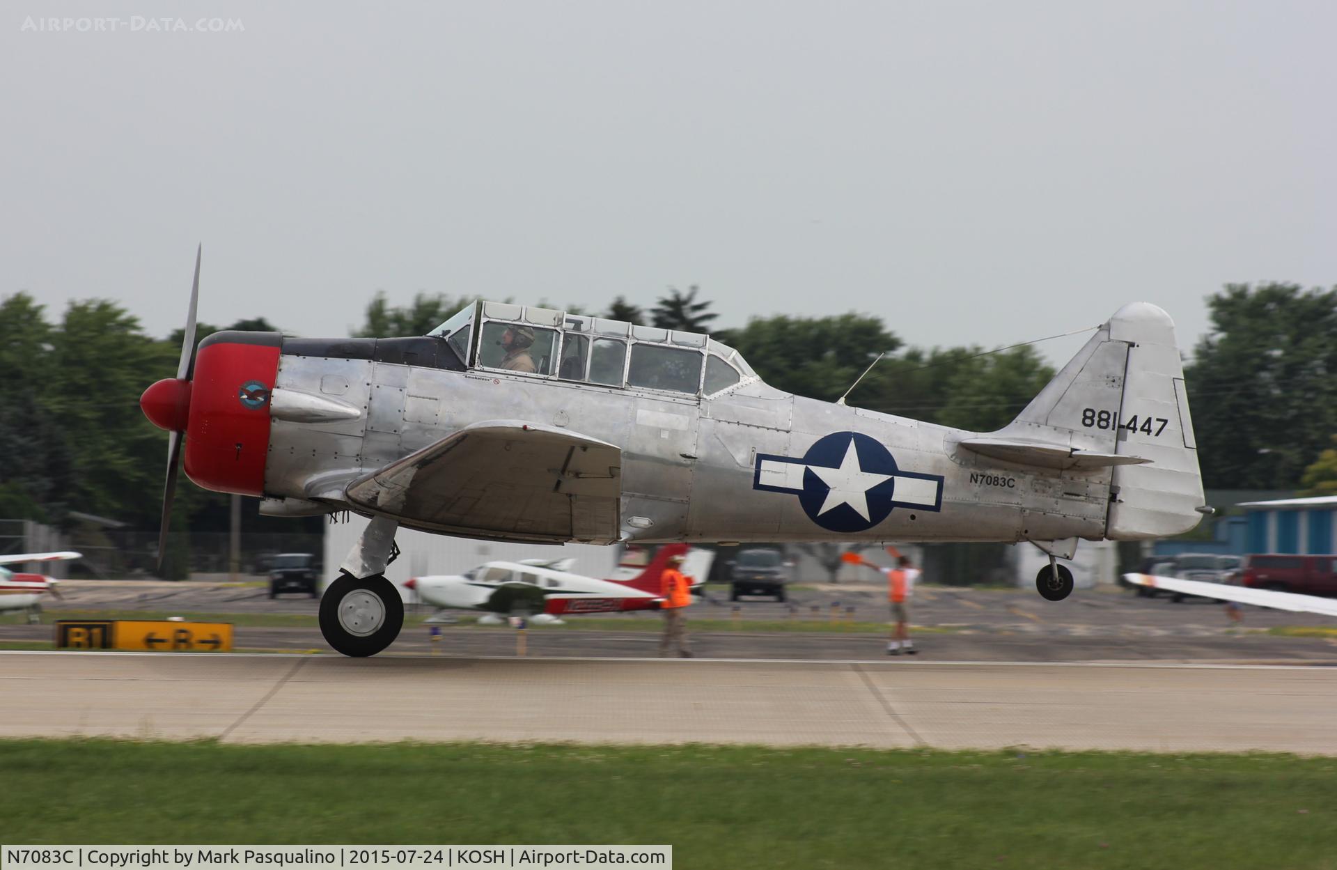 N7083C, 1943 North American SNJ-4 Texan C/N 88-14047, North American SNJ-4