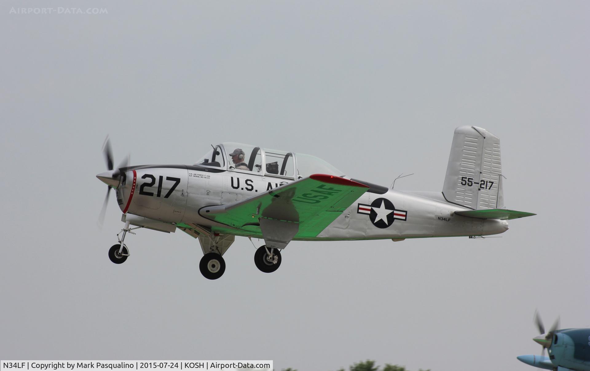 N34LF, 1955 Beech T-34A Mentor C/N G-774, Beech T-34A