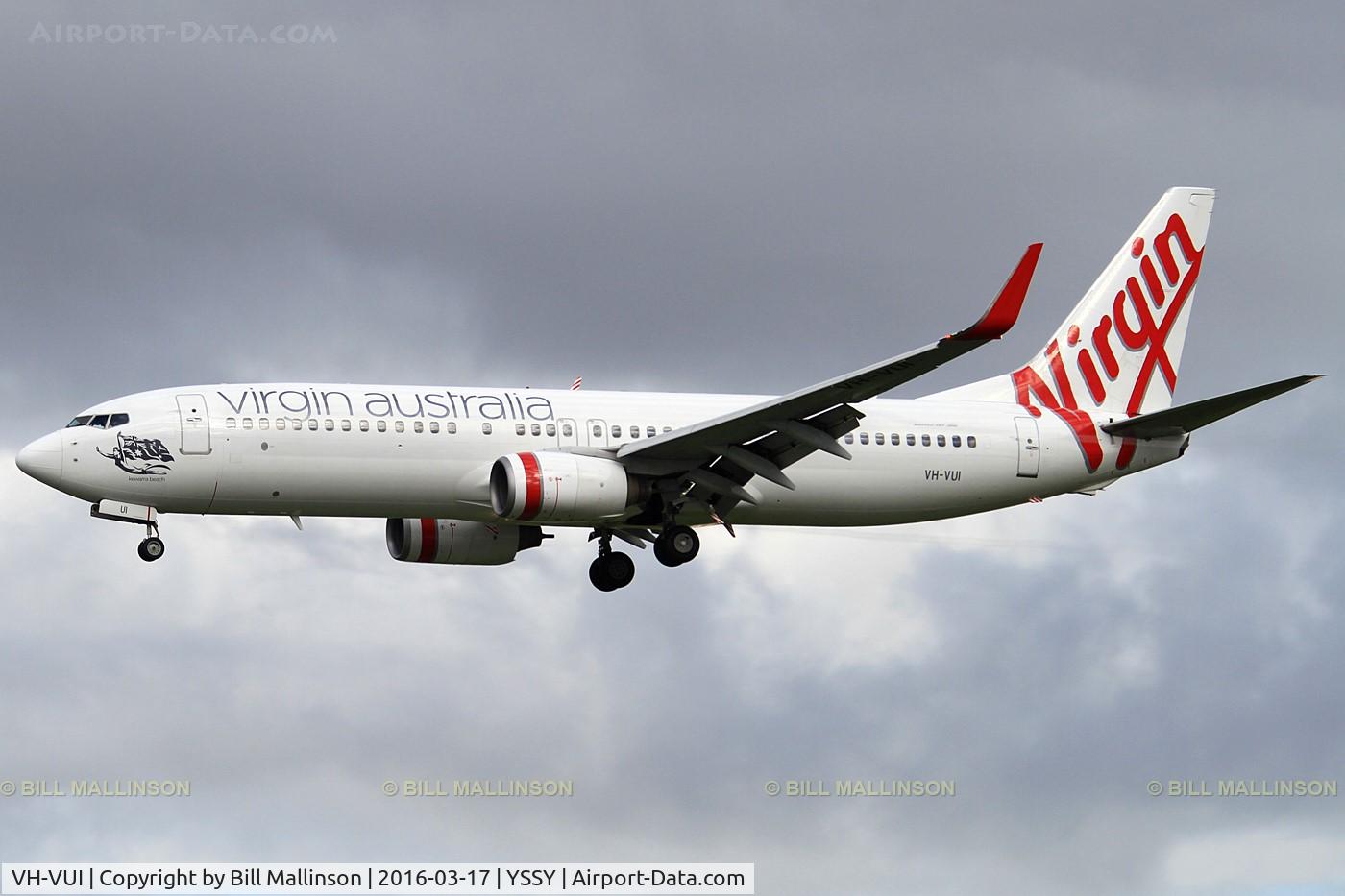 VH-VUI, 2006 Boeing 737-8FE C/N 34441, finals to 16R