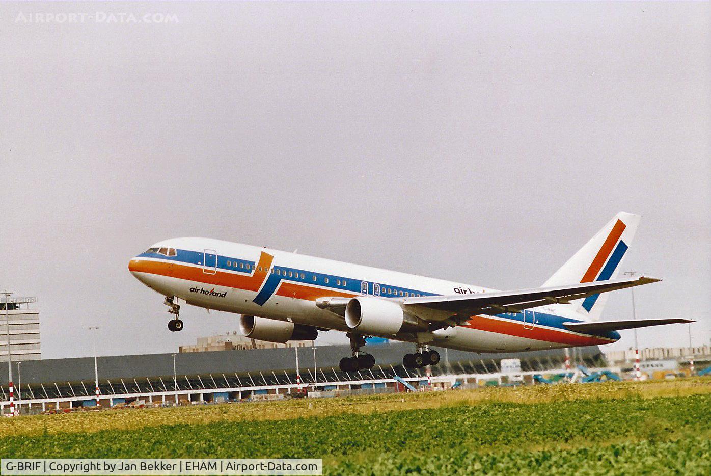 G-BRIF, 1990 Boeing 767-204/ER C/N 24736, Schiphol, August 1991