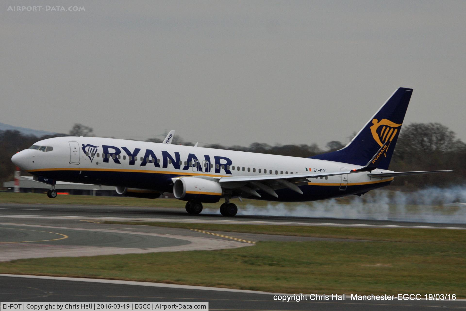 EI-FOT, 2016 Boeing 737-8AS C/N 44730, Ryanair