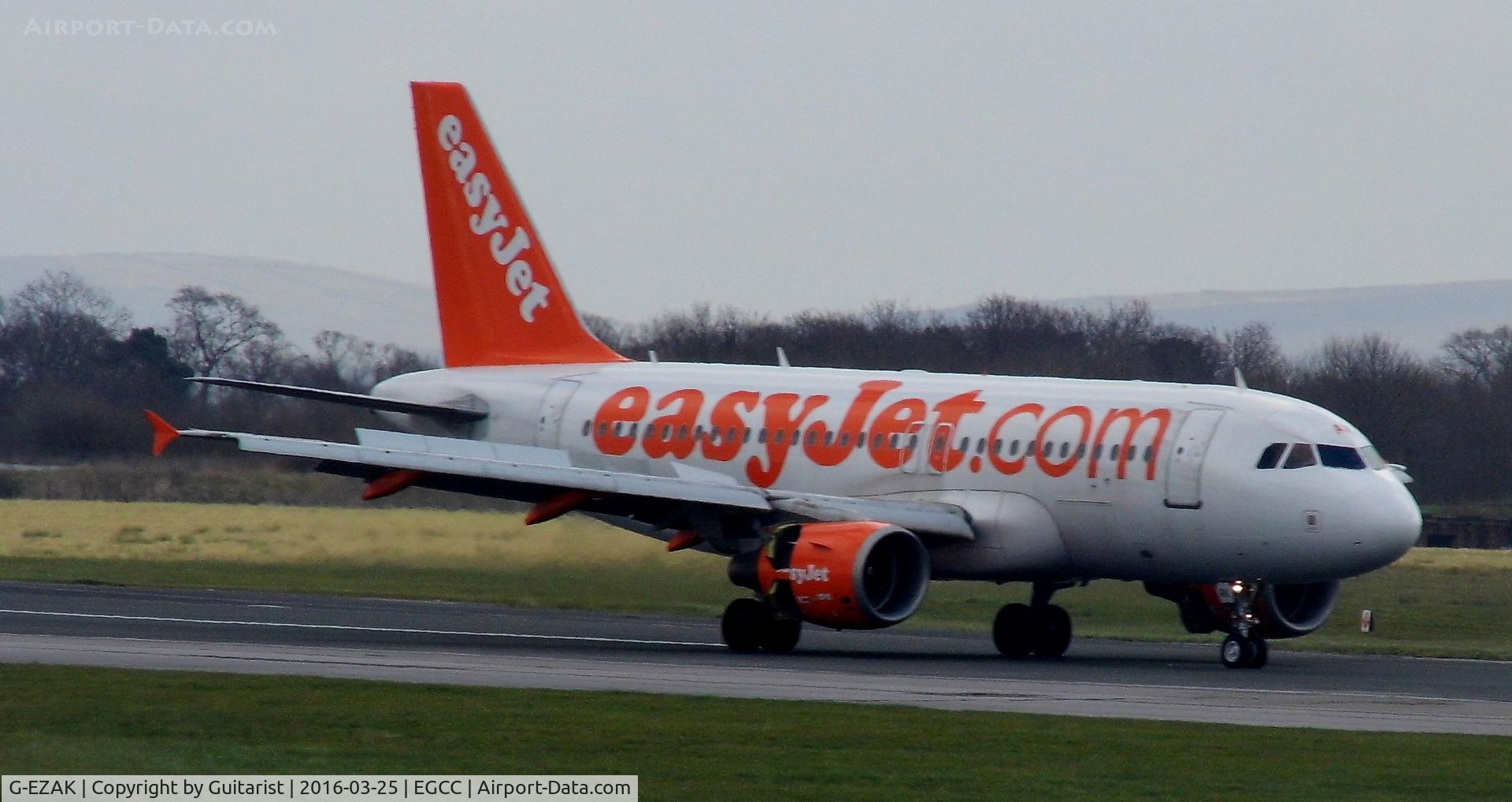 G-EZAK, 2006 Airbus A319-111 C/N 2744, At Manchester