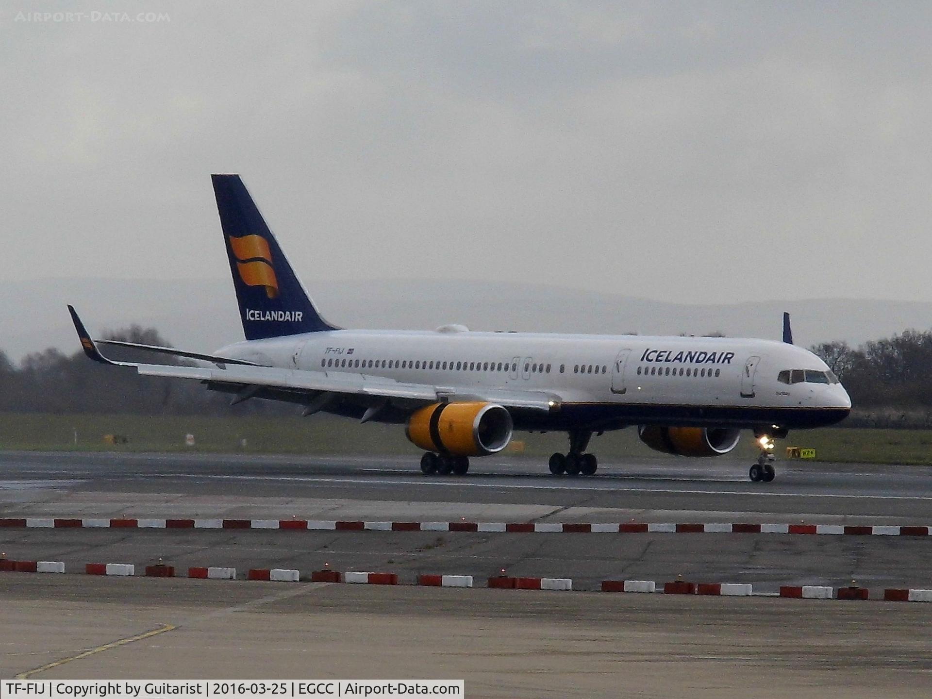 TF-FIJ, 1991 Boeing 757-208 C/N 25085, At Manchester