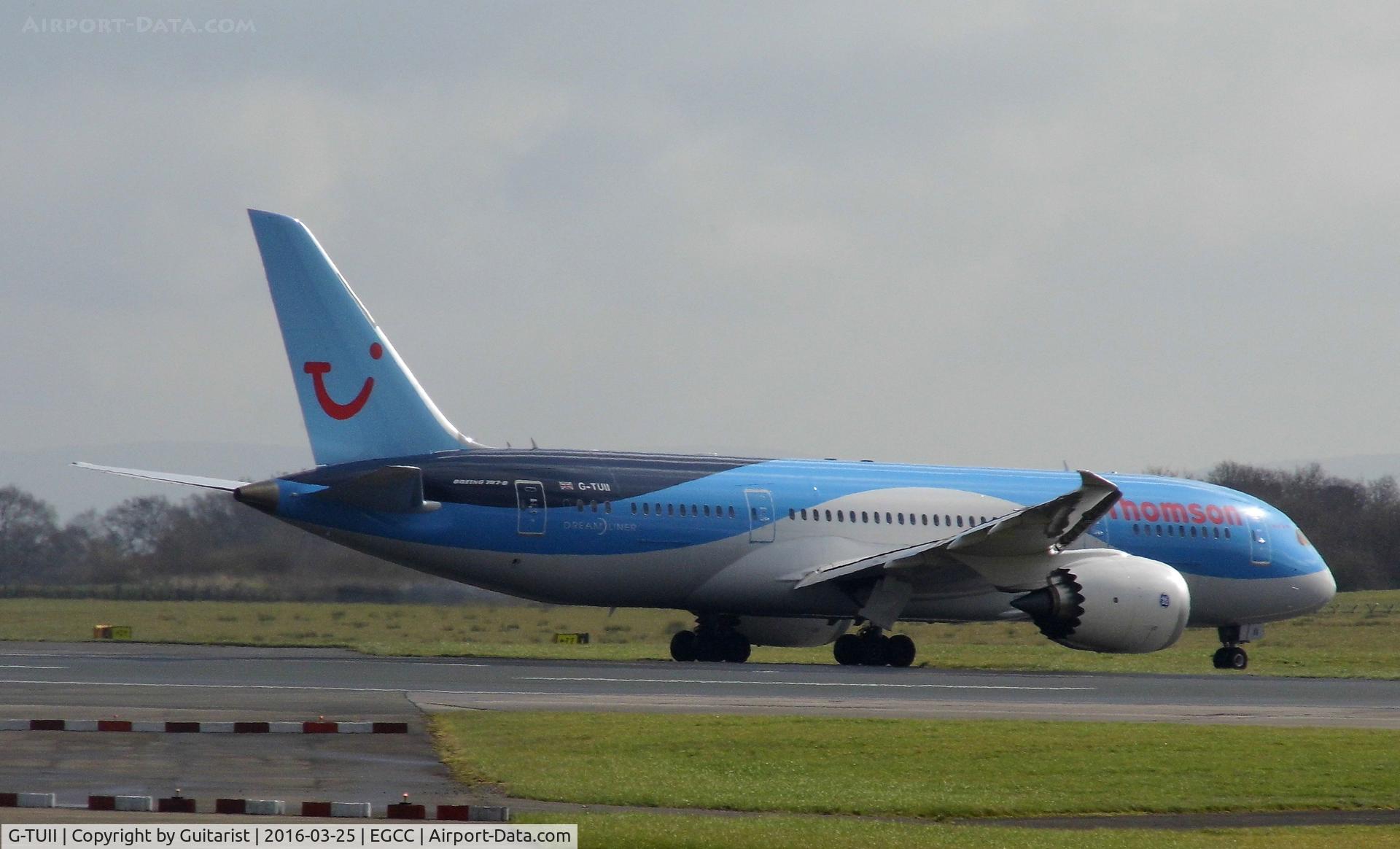 G-TUII, 2015 Boeing 787-8 Dreamliner C/N 37230, At Manchester