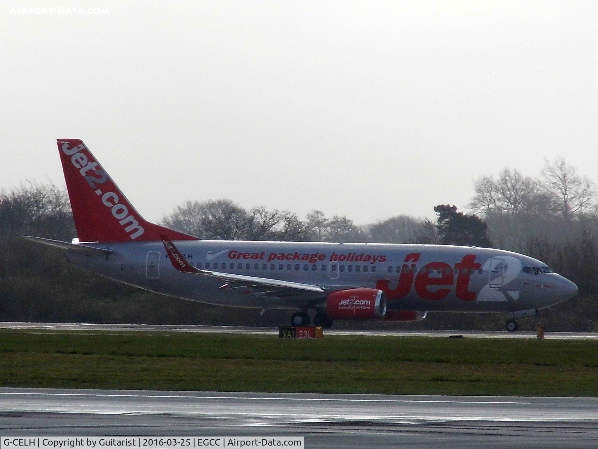 G-CELH, 1986 Boeing 737-330 C/N 23525, At Manchester
