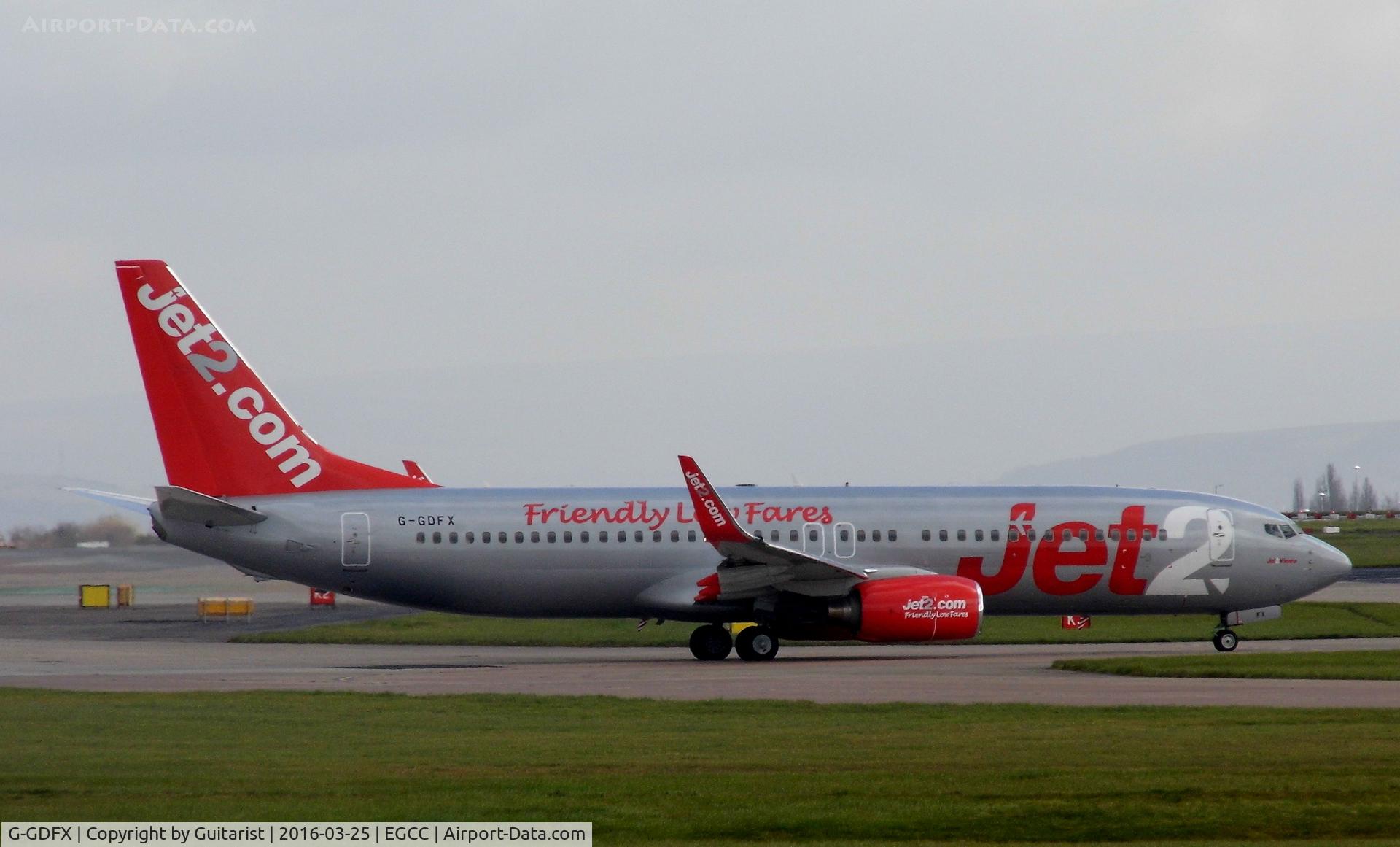 G-GDFX, 2000 Boeing 737-8K5 C/N 27987, At Manchester
