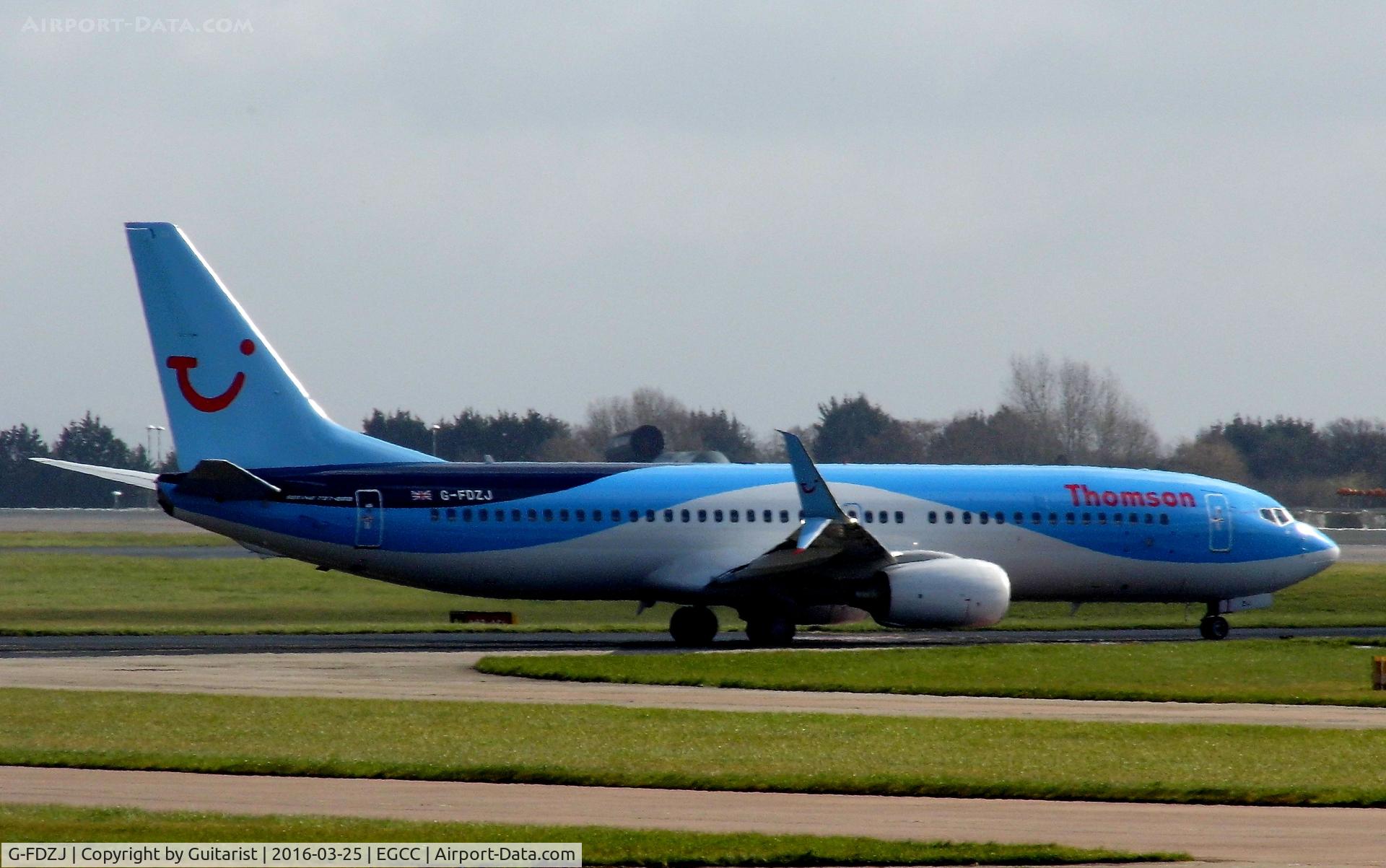 G-FDZJ, 2007 Boeing 737-8K5 C/N 34690, At Manchester