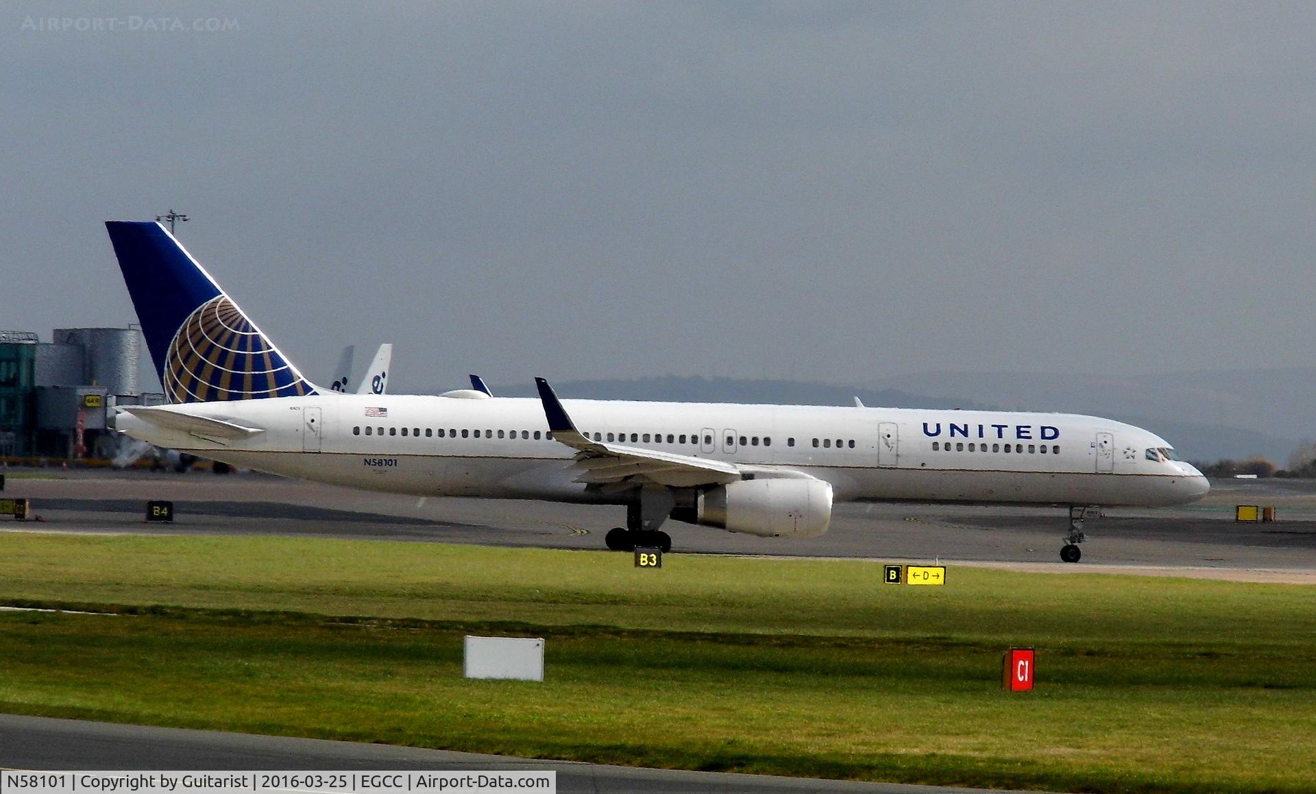 N58101, 1994 Boeing 757-224 C/N 27291, At Manchester