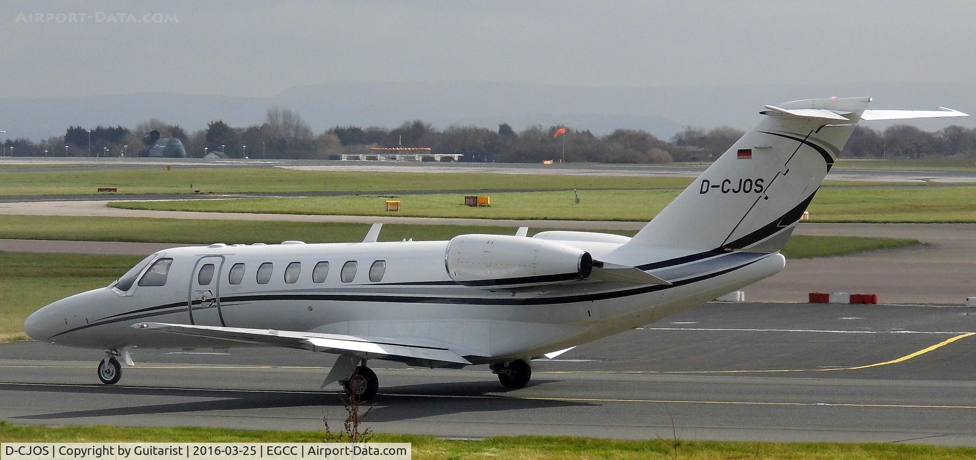 D-CJOS, 2011 Cessna 525B CitationJet CJ3 C/N 525B-0367, At Manchester