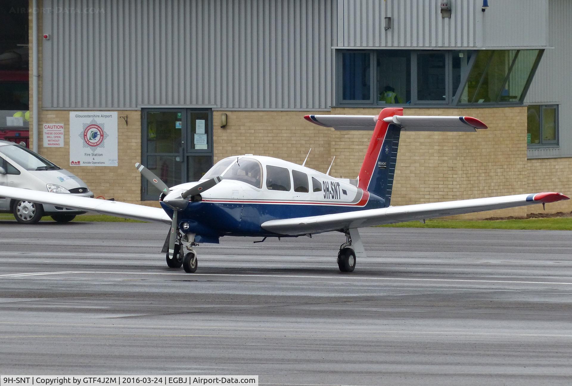 9H-SNT, 1980 Piper PA-28RT-201T Arrow IV C/N 28R8031016, 9H-SNT at Staverton 24.3.16