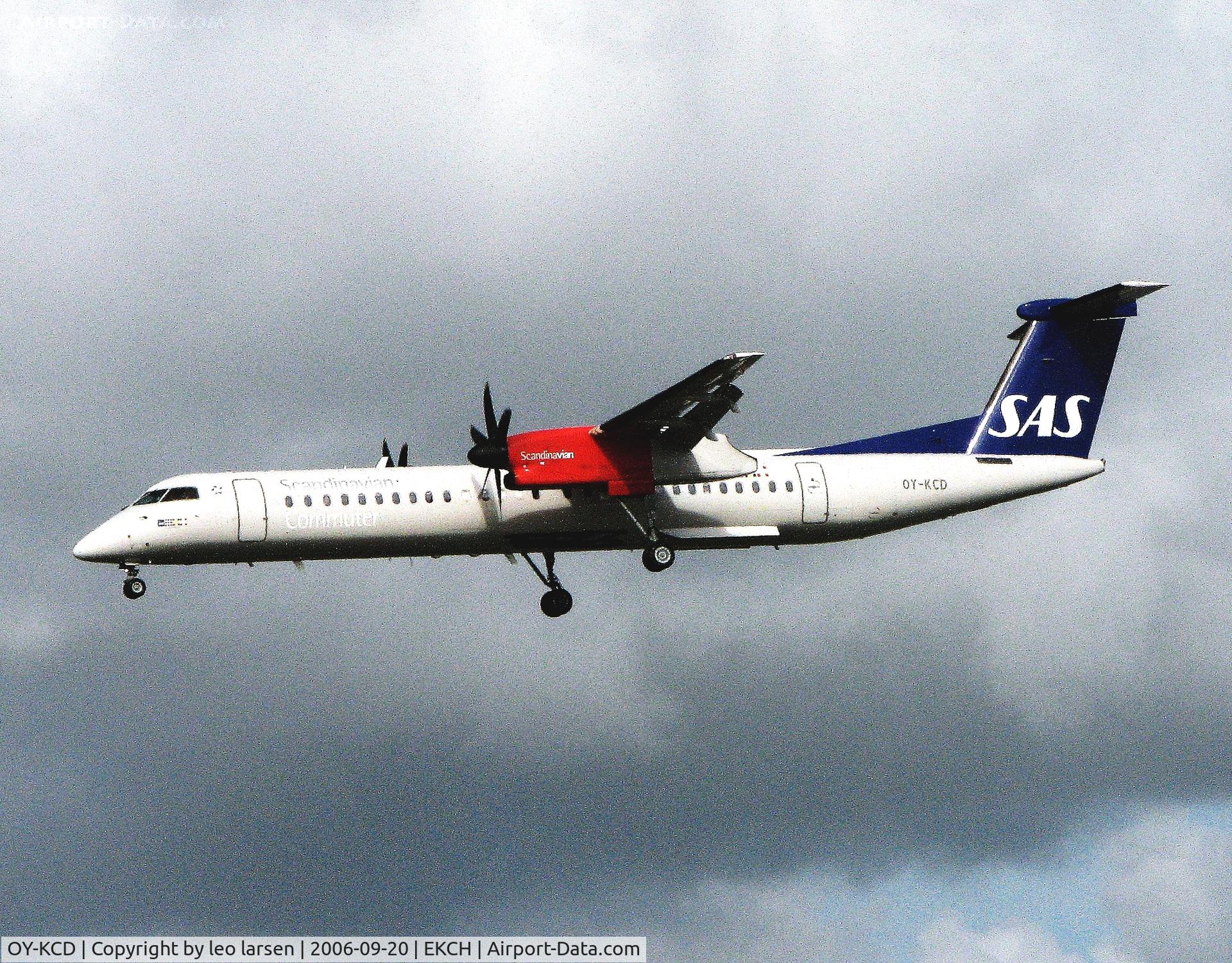 OY-KCD, 2001 De Havilland Canada DHC-8-402Q Dash 8 C/N 4062, Copenhagen 20.9.06