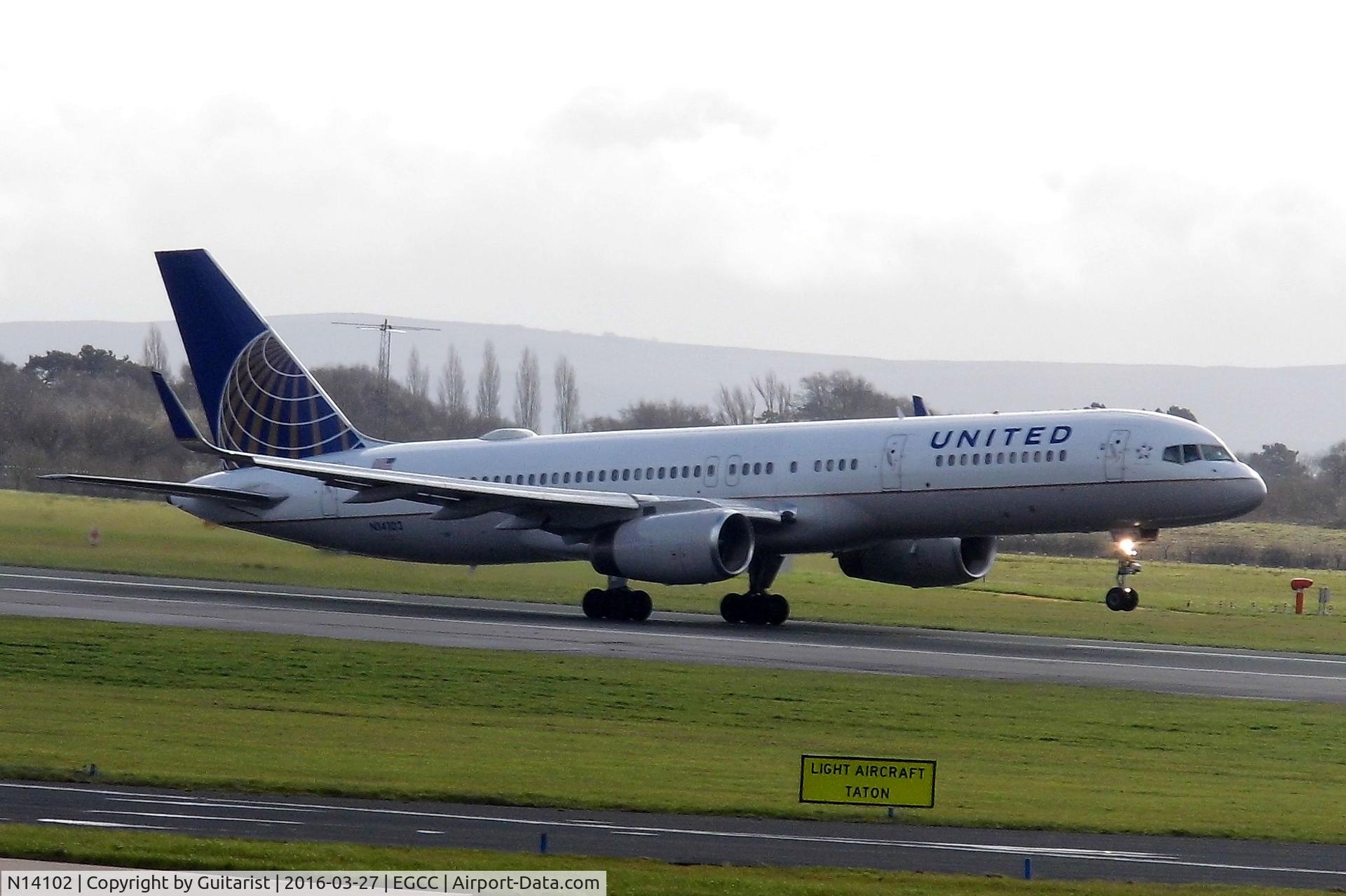 N14102, 1994 Boeing 757-224 C/N 27292, At Manchester