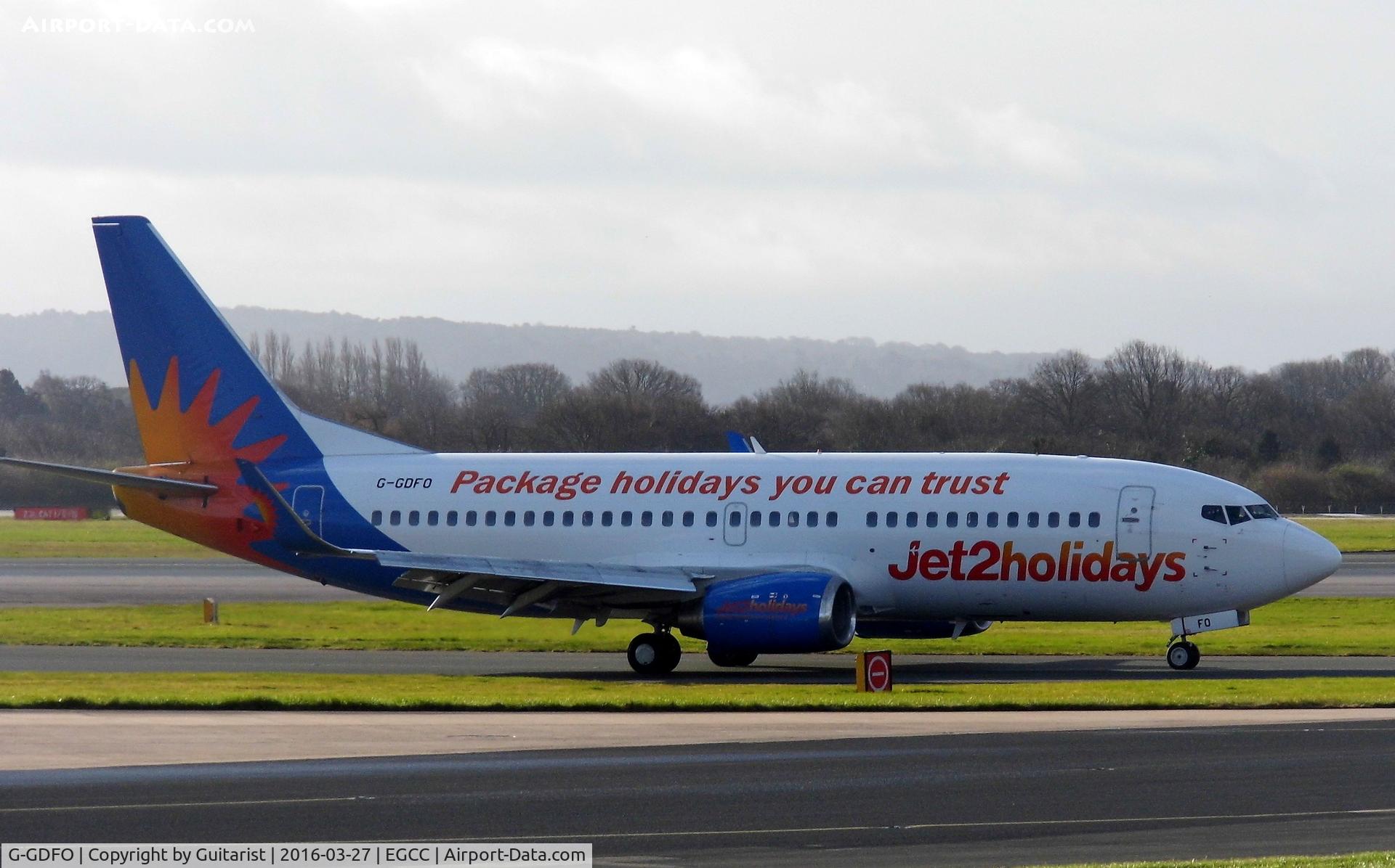 G-GDFO, 1998 Boeing 737-3U3 C/N 28740, At Manchester