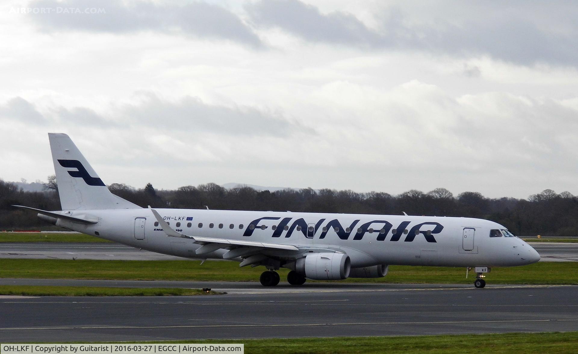 OH-LKF, 2007 Embraer 190LR (ERJ-190-100LR) C/N 19000066, At Manchester