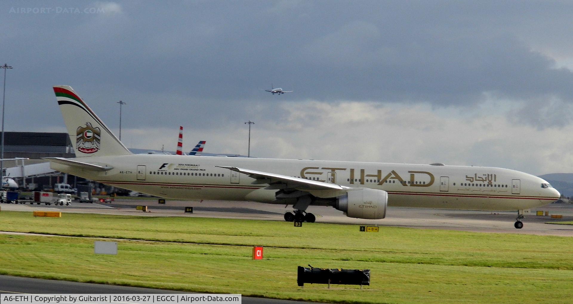 A6-ETH, 2011 Boeing 777-3FX/ER C/N 39683, At Manchester